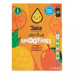 Oranges, Mangoes & Pinapples Smoothies 4 Pack