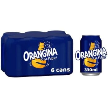 Orangina Sparkling Orange Fruit Drink (6 x 330ml)