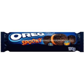 Oreo Spooky Vanilla Sandwich Biscuits (154g)