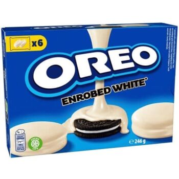 Oreo White Chocolate Covered Sandwich Biscuits (6 x 246g)