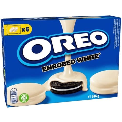 Oreo White Chocolate Covered Sandwich Biscuits (6 x 246g)