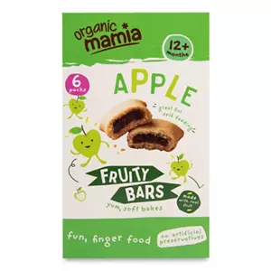 Organic Apple Fruity Bars 6 Pack