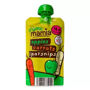 Organic Apples, Carrots & Parsnips Pouch