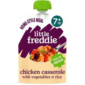 Organic Chicken & Rice Casserole Baby Food Pouch 7+ Months (130g)