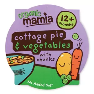 Organic Cottage Pie & Vegetables with Chunks Tray Meal