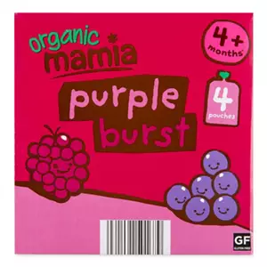 Organic Purple Burst Pouch 4 Pack