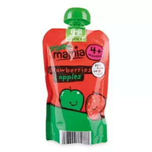 Organic Strawberries & Apples Pouch