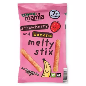 Organic Strawberry & Banana Melty Stix