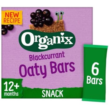 Organix Blackcurrant Organic Soft Oat Snack Bars Multipack (6 x 23g)