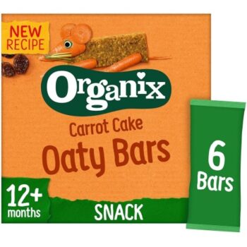Organix Carrot Cake Soft Oaty Bars (6 x 23g)