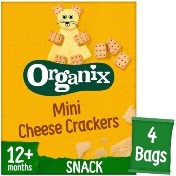 Organix Mini Cheese Crackers (4 x 20g)