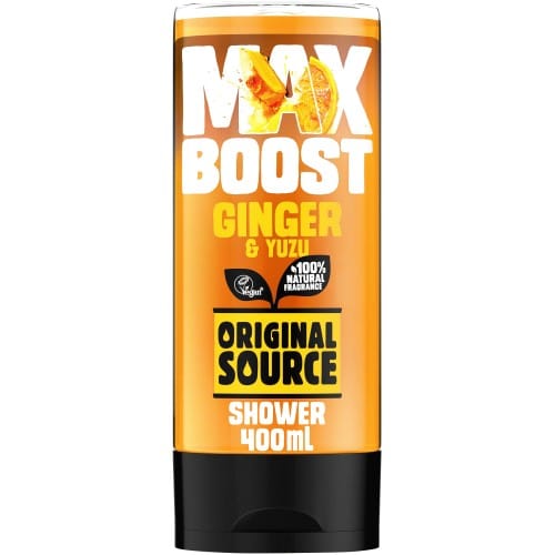 Original Source Max Boost Ginger & Yuzu Shower Gel (400ml)