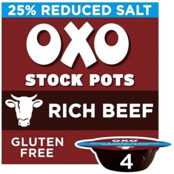 Oxo Reduced Salt Rich Beef Stock Pots with Onion & Rosemary (4 x 20g)
