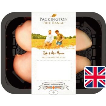 Packington Free Range Skinless Chicken Breast Fillets (525g)