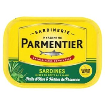 Parmentier Sardines in Olive Oil & Provencal Herbs (95g)