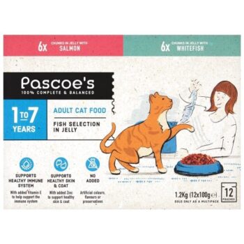 Pascoe's Adult Cat Food Fish In Jelly
