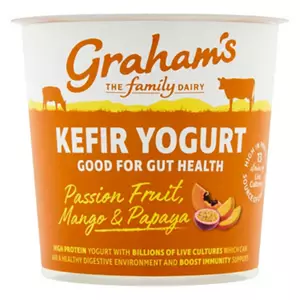 Passion Fruit, Mango & Papaya Kefir Yogurt