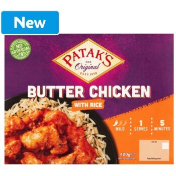 Patak's Butter Chicken with Rice (400g)