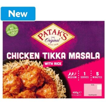 Patak's Chicken Tikka Masala With Rice (400g)