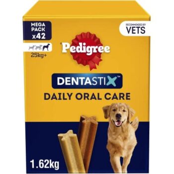 Pedigree Dentastix Daily Adult Large Dog Dental Treats (42 x 1.62kg)