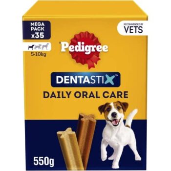 Pedigree DentaStix Daily Dental Chews Small 35 Sticks (5 x 110g)