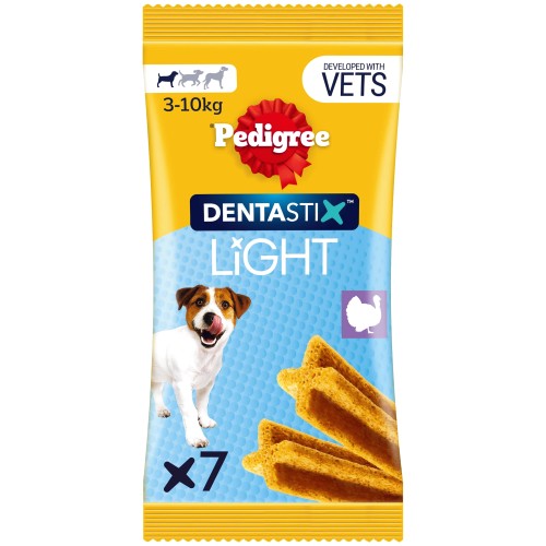 Pedigree Dentastix Light Daily Dental Chews Small Dog 7 Sticks (7 x 0.058kg)