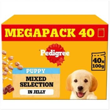 Pedigree Puppy Mixed Selection In Jelly (40 x 100g)