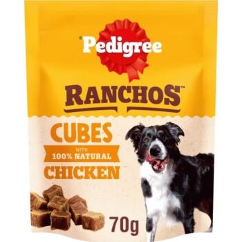 PEDIGREE RANCHOS Dog Training Treat Cubes With 100% Natural Chicken (70g)