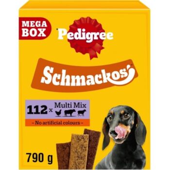 Pedigree Schmackos Adult Dog Treats Meaty Multi Mix - 110 Sticks (110 x 790g)
