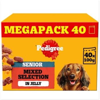Pedigree Senior Dog Mixed Selection In Jelly (40 x 100g)