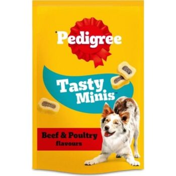 Pedigree Tasty Minis Chewy Slices Beef & Poultry (155g)