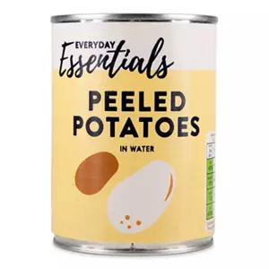Peeled Potatoes in Water