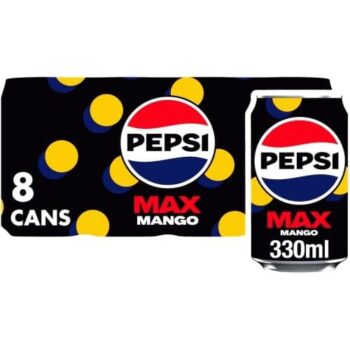 Pepsi Max Mango (8 x 330ml)