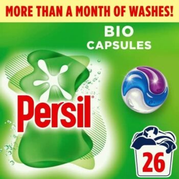Persil 3 In 1 Washing Capsules Bio 26 Washes (548.6g)