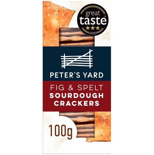 Peter's Yard Fig & Spelt Sourdough Crackers (100g)