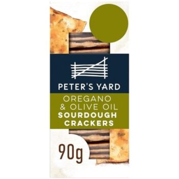 Peter's Yard Oregano & Olive Oil Sourdough Crackers (90g)