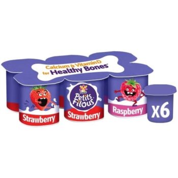 Petits Filous Raspberry & Strawberry Fromage Frais (6 x 47g)