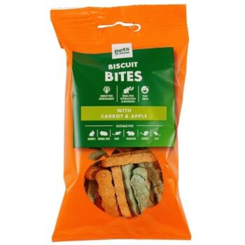 Pets At Home Small Animal Treats Biscuit Bites With Carrot And Apple (60g)