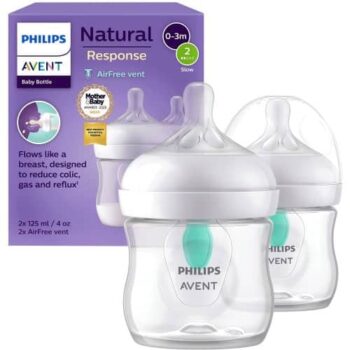 Philips Avent Natural Response Bottle AirFree Vent 0m+ (2 x 125ml)