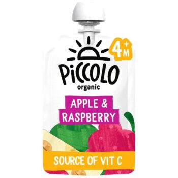 Piccolo Apple & Raspberry Organic Pouch (100g)
