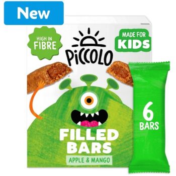 Piccolo Kids Organic Apple And Mango Filled Multigrain Bars (6)