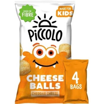 Piccolo Kids Organic Cheese Multigrain Balls (4 x 15g)