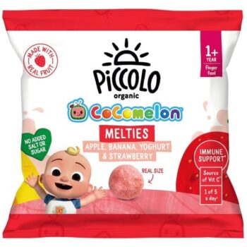 Piccolo Melties Apple Banana Yoghurt & Strawberry 1+ Year (6g)