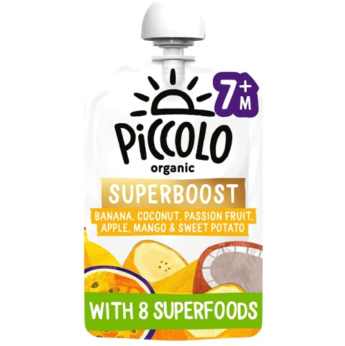 Piccolo Superboost Banana Coconut & Passionfruit 7+months (100g)
