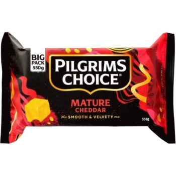 Pilgrims Choice Mature Cheddar Cheese (550g)