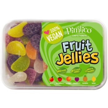 Pimlico Vegetarian Fizzy Fruit Flavoured Jelly Sweets (450g)