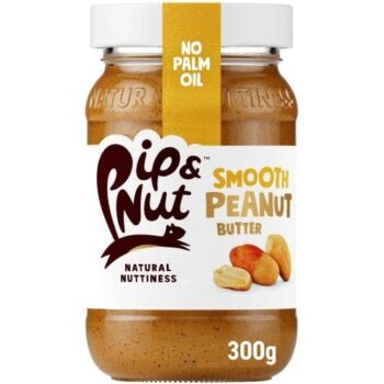 Pip & Nut Smooth Peanut Butter Jar (300g)
