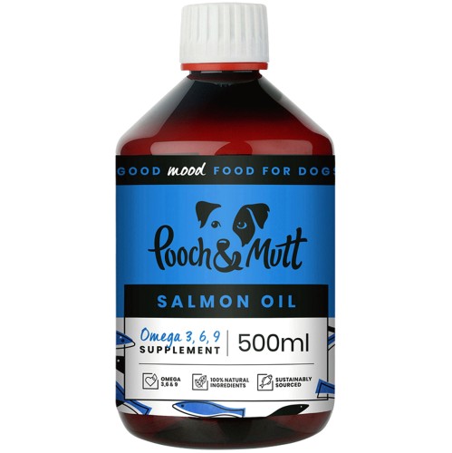 Pooch & Mutt Salmon Oil Supplement Omega 3 6 9 (500ml)