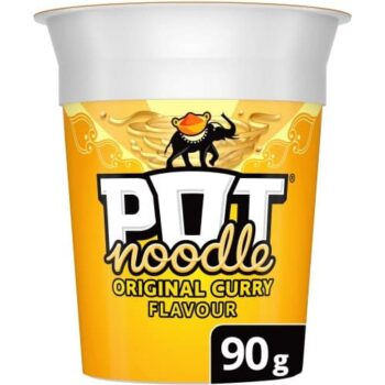 Pot Noodle Instant Snack Original Curry Flavour (90g)