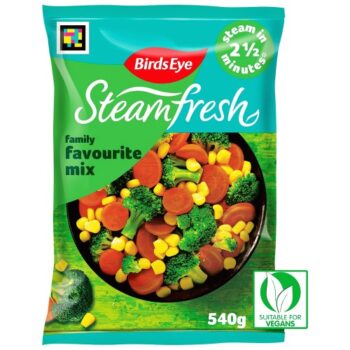 Premium Mixed Vegetable Steam Bags (4 x 540g)